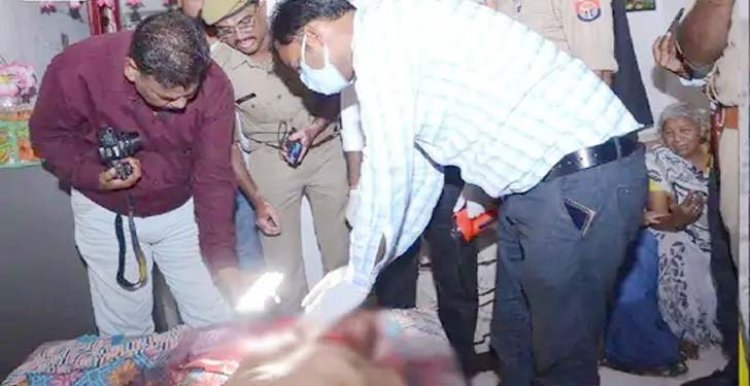 कानपुर में पिता की गला रेतकर हत्या : सोते समय बेटे ने ली जान, पुलिस से बोला- मैंने पाप किया है, मुझे कड़ी सजा दीजिए